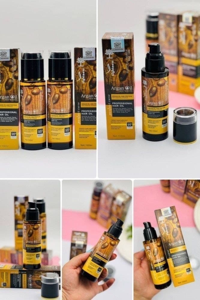 روغن مو آرگان بدون سولفات لایتنس