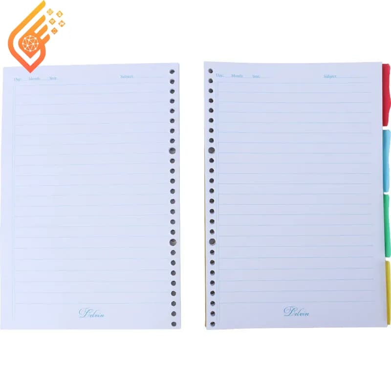 دفتر کلاسوری 100 برگ طرح چرم کد 2 — تصویر ۳