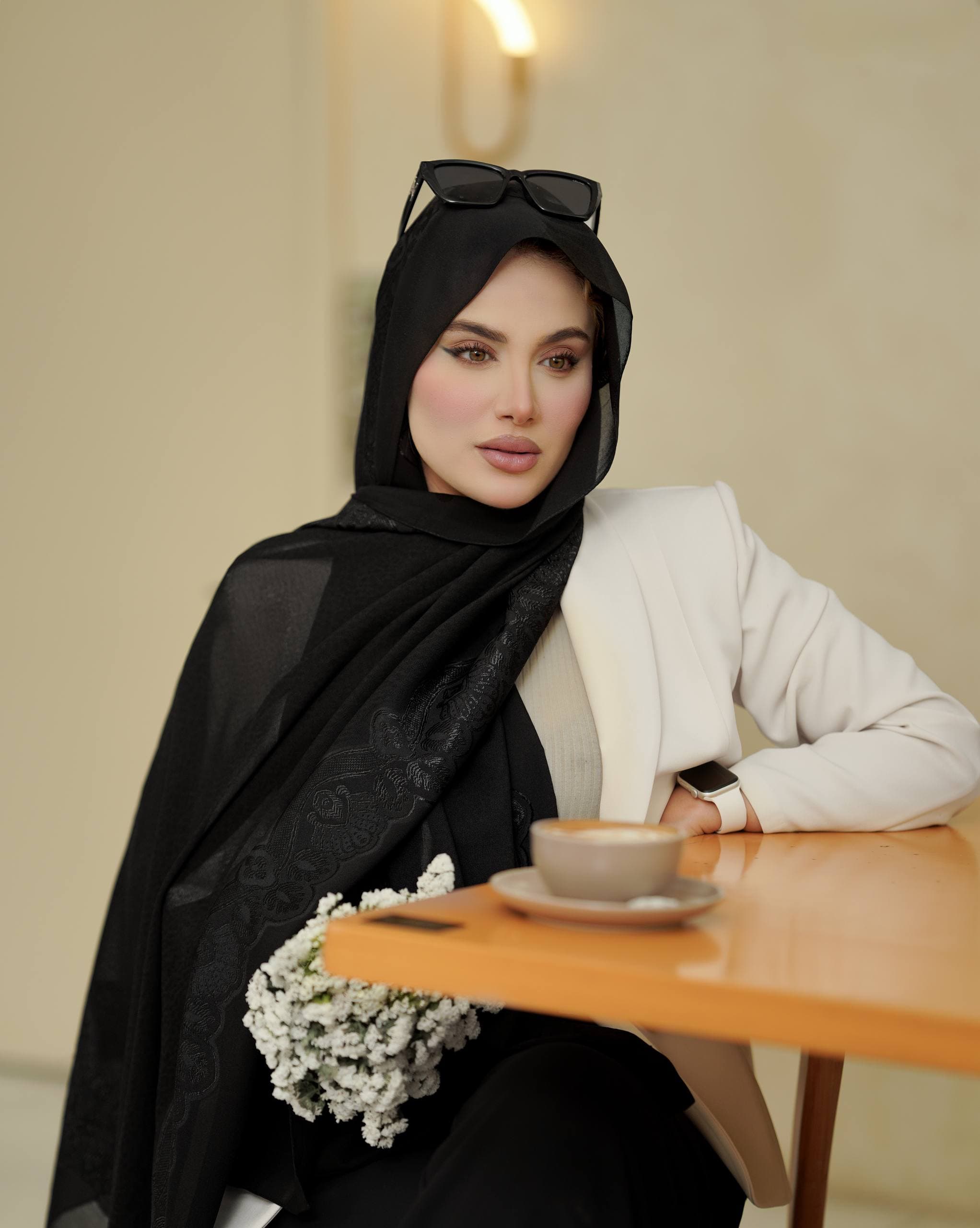 شال حریر گل برجسته ۰۲۰۵۶ — تصویر ۲
