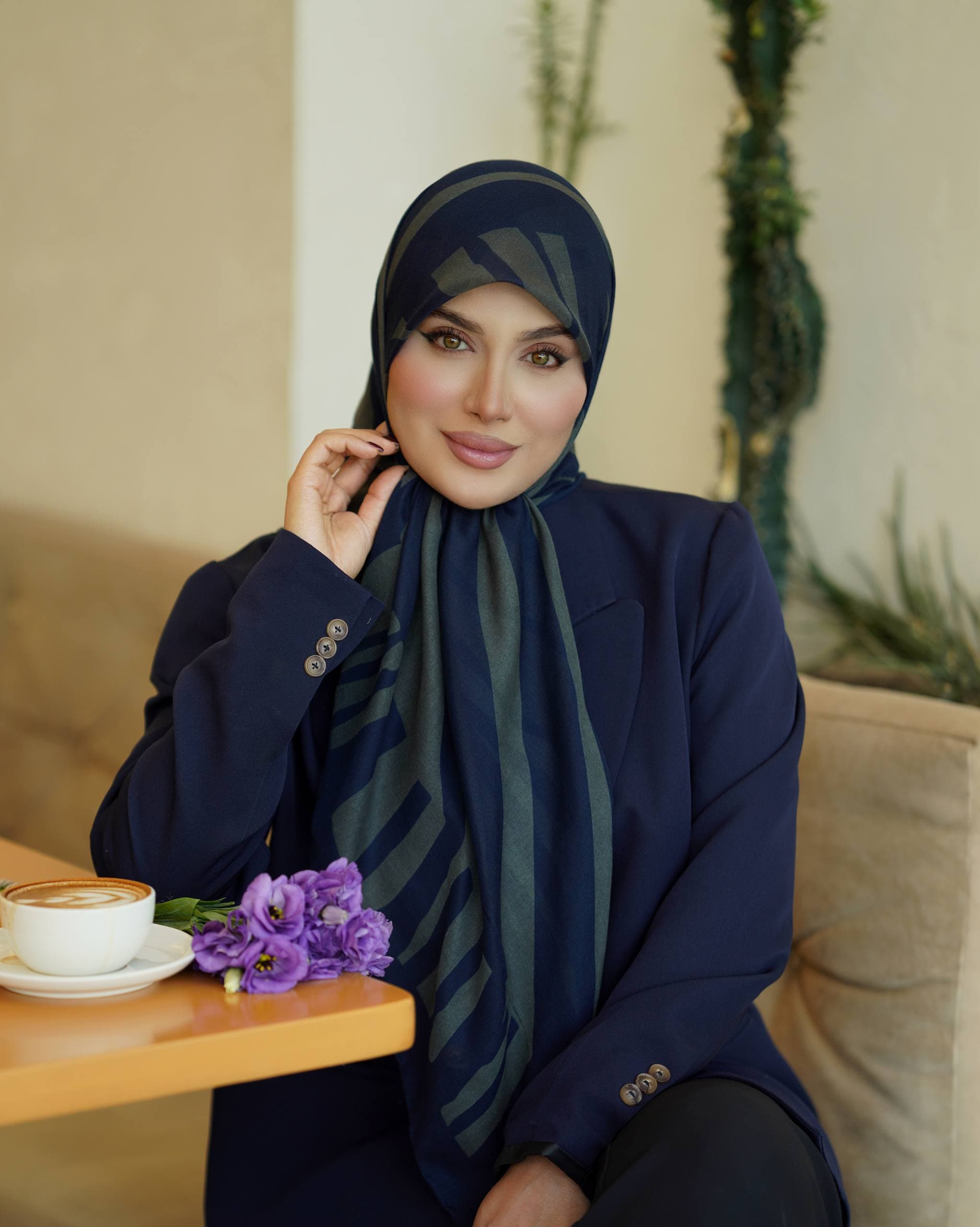 روسری پنبه لوکس 02050