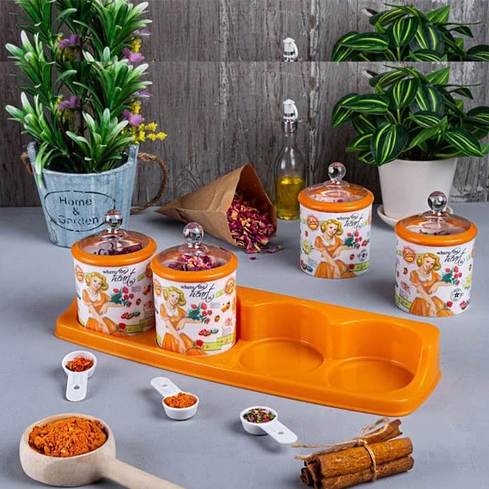 سرویس جا ادویه ای 4 عددی رزمن — تصویر ۵
