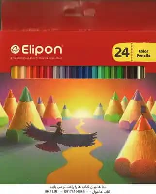مداد رنگی 24 رنگ ELIPON