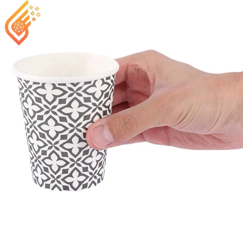 لیوان یکبار مصرف کاغذی پارس پک بسته 50 عددی — تصویر ۳