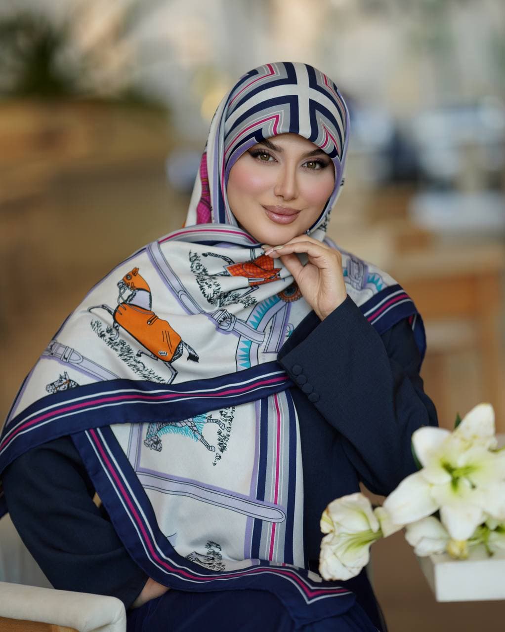 روسری نخی کجراه کشمیر پاییزه ۰۲۰۱۳ — تصویر ۵
