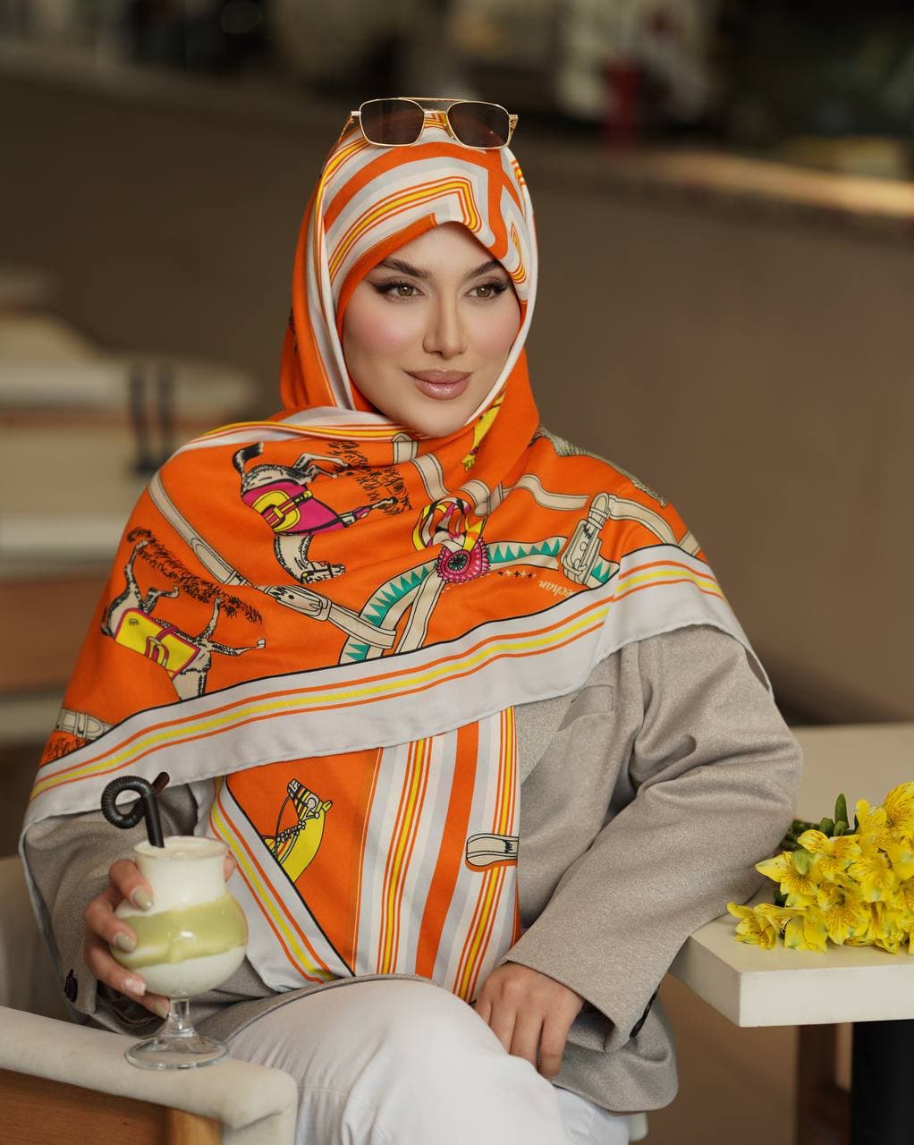 روسری نخی کجراه کشمیر پاییزه ۰۲۰۱۳