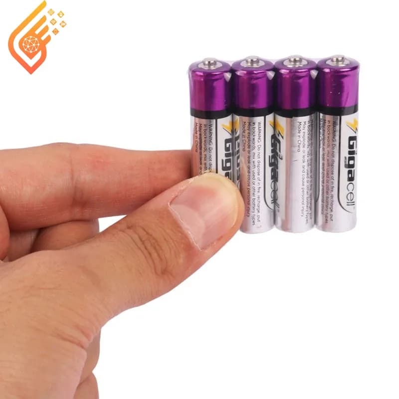 باتری چهار تایی نیم قلمی گیگاسل Max Power Heavy Duty R03 شرینک — تصویر ۲