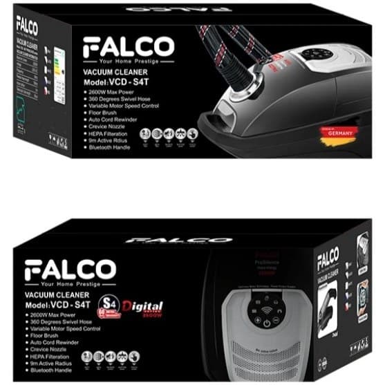 جاروبرقی 2600 وات فالکو هوم مدل VCD-S4T — تصویر ۸