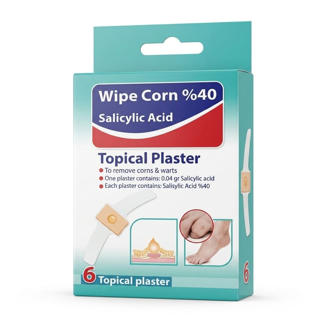 چسب میخچه وایپ کورن ۴۰ درصد Wipe Corn بسته ۶ عددی — تصویر ۲