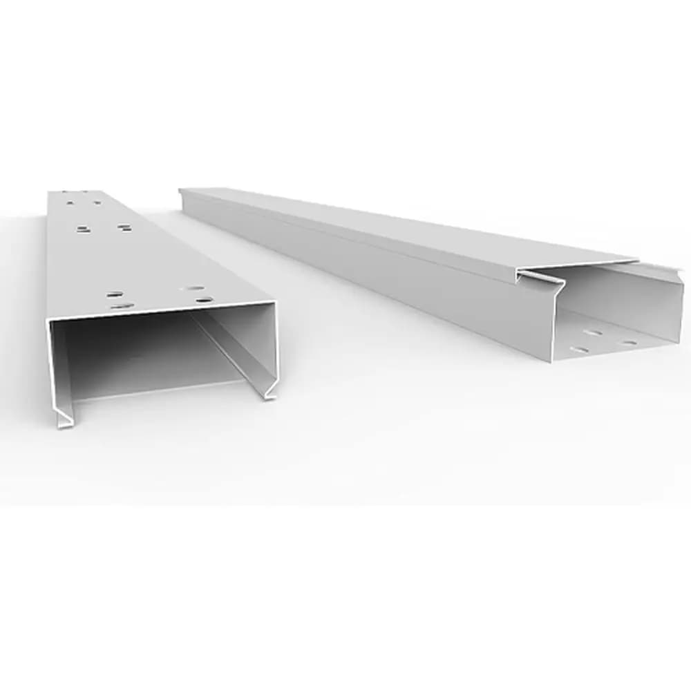 داکت دیواری دانوب سایز 40×80 شاخه 2 متری با درب