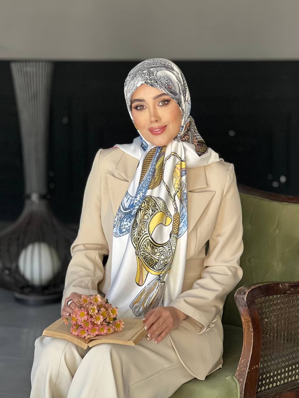 روسری ساتن ابریشم ۰۱۹۳۵ — تصویر ۲