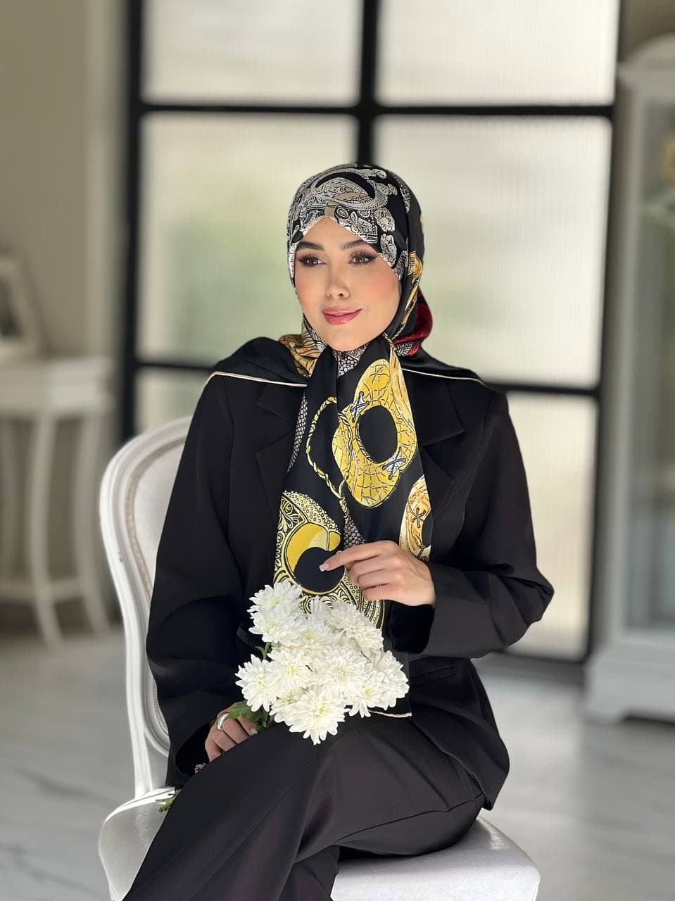 روسری ساتن ابریشم ۰۱۹۳۵ — تصویر ۸