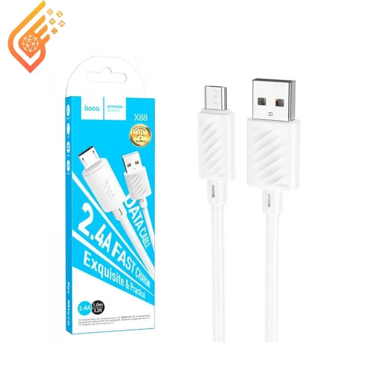کابل شارژ اندروید میکرو هوکو 1 متر مدل hoco X88