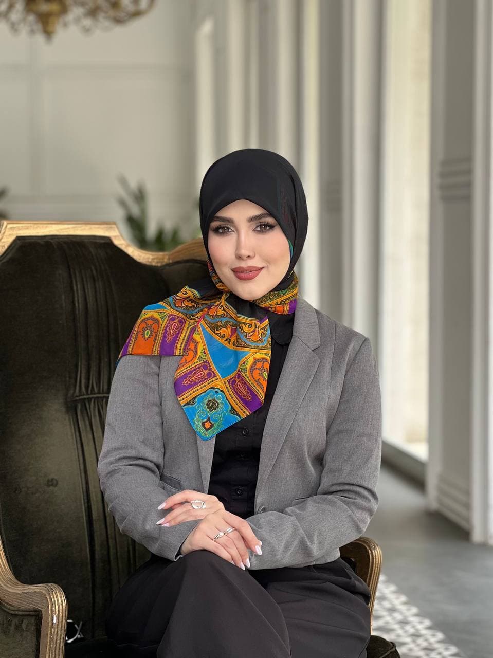 روسری شیفون ترک ۰۱۸۳۴