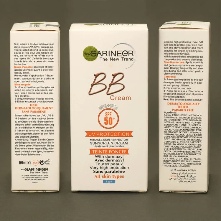 بی بی کرم گیاهی گارنیر GARNIEeR SPF50