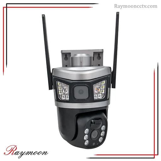 دوربین مینی اسپید دام سولار سیم کارتی دو لنز v380 مدل VCS87H-G — تصویر ۳