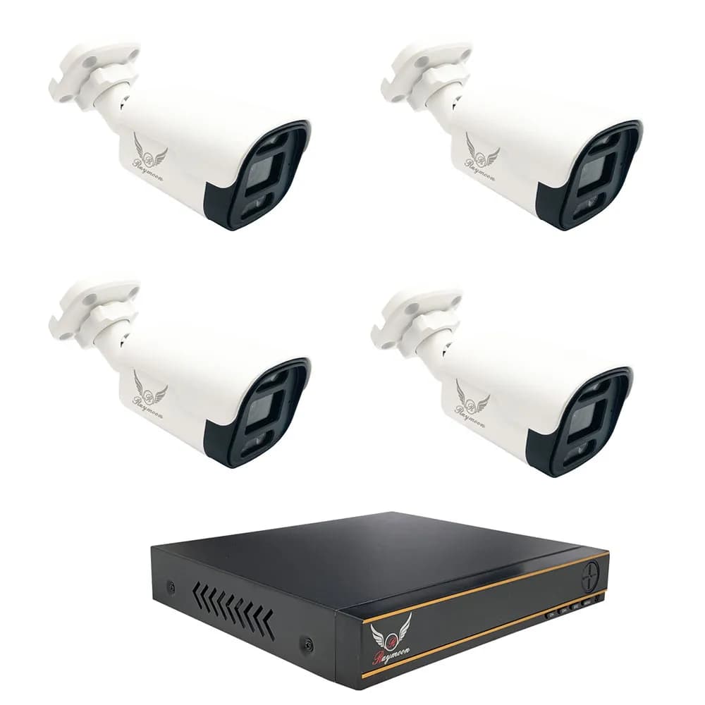 پک سیستم امنیتی 5 مگاپیکسل AHD رایمون مدل RP-5MP-HINH4C53-35