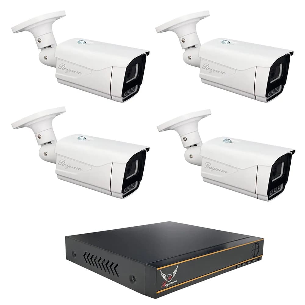 پک سیستم امنیتی 5 مگاپیکسل AHD رایمون مدل RP-5MP-HINH4C53-12