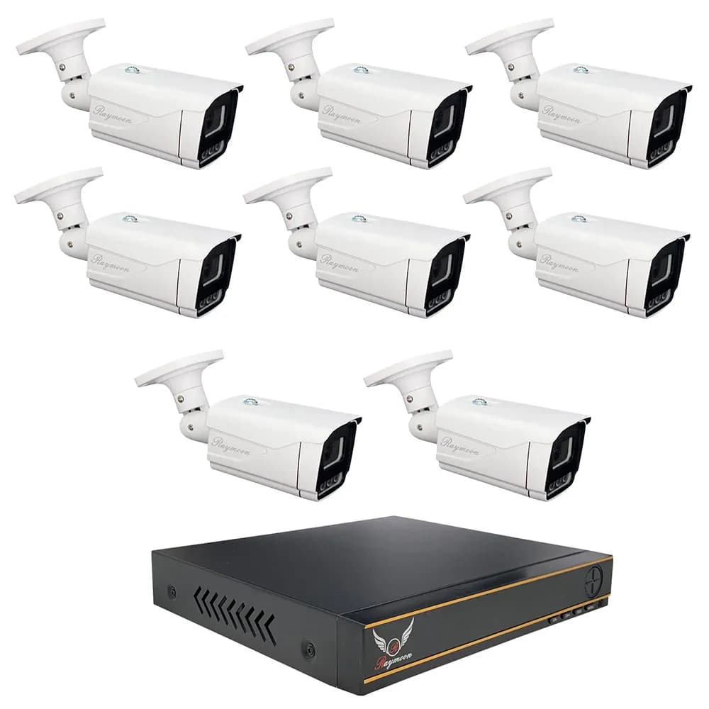 پک سیستم امنیتی 5 مگاپیکسل AHD رایمون مدل RP-5MP-HINH8C53-12