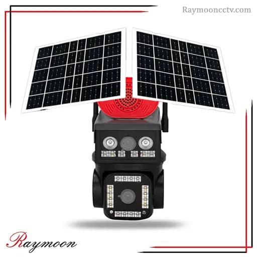 دوربین مینی اسپیددام هوشمند 2 لنز سولار سیم کارتی AOV مدل HiEasy V460