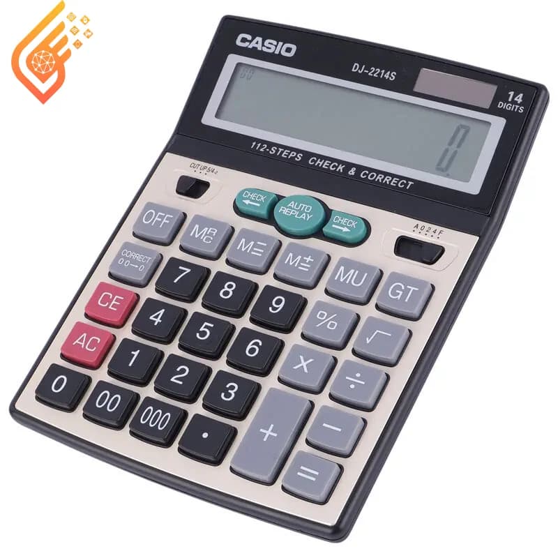 ماشین حساب کاسیو مدل Casio DJ-2214S — تصویر ۲