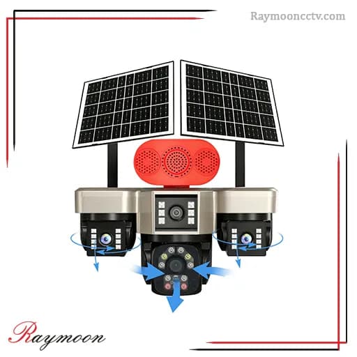 دوربین مینی اسپیددام هوشمند 4 لنز سولار سیم کارتی AOV مدل HiEasy V720
