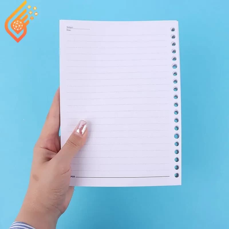 کاغذ کلاسوری 20 حلقه 100 برگ پاپکو A5-636-SH — تصویر ۵