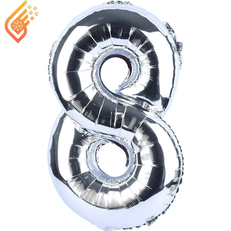 بادکنک فویلی 32 اینچ عدد 8 لی لی بالن