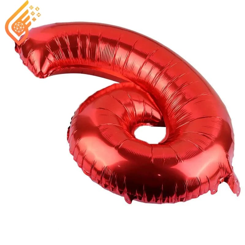بادکنک فویلی 32 اینچ عدد 6 لی لی بالن