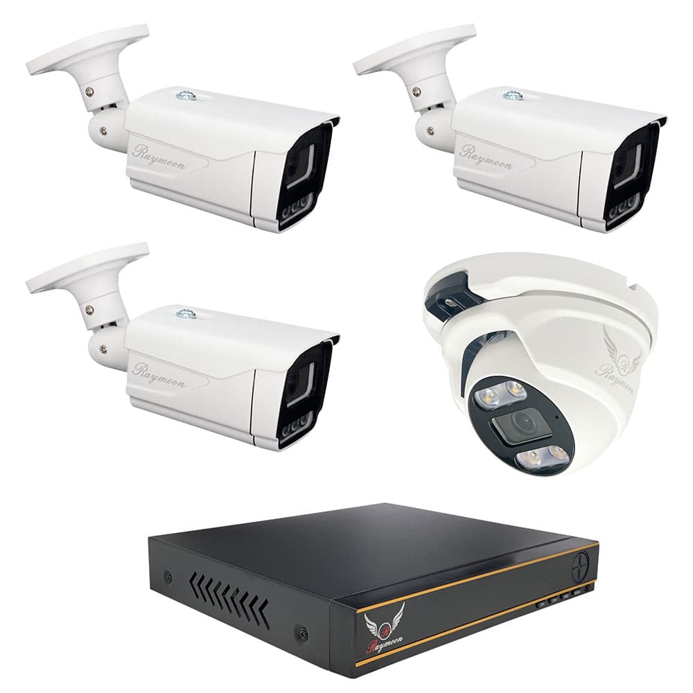 پک سیستم امنیتی 5 مگاپیکسل AHD رایمون مدل RP-5MP-MSNH4C53-02
