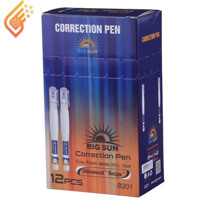 غلط گیر قلمی 12 میلی لیتری بیگ سان Big Sun B201 — تصویر ۴