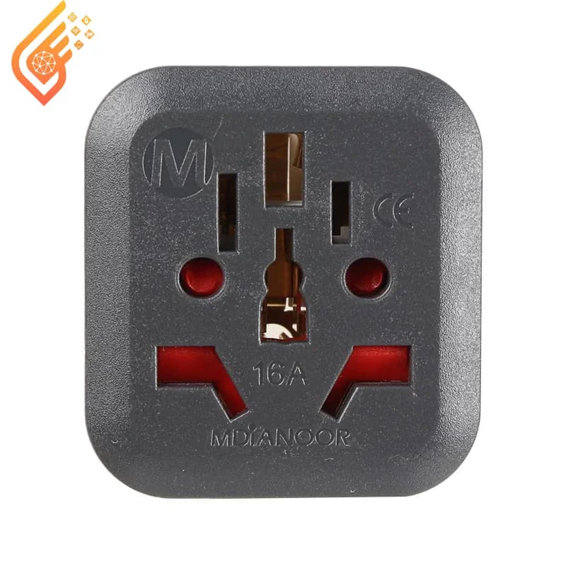 تبدیل برق 3 به 2 مدیا نور Mdianoor SH 1059 اصلی — تصویر ۲