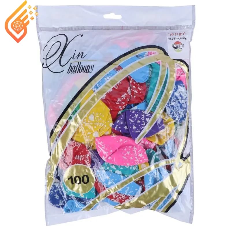بادکنک 12 اینچ تولدت مبارک رایان تویز بسته ده عددی