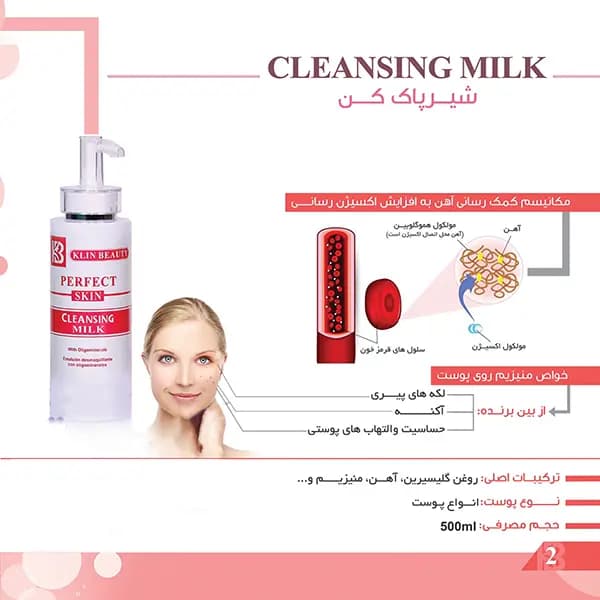 شیر پاک کن کلین بیوتی — تصویر ۲