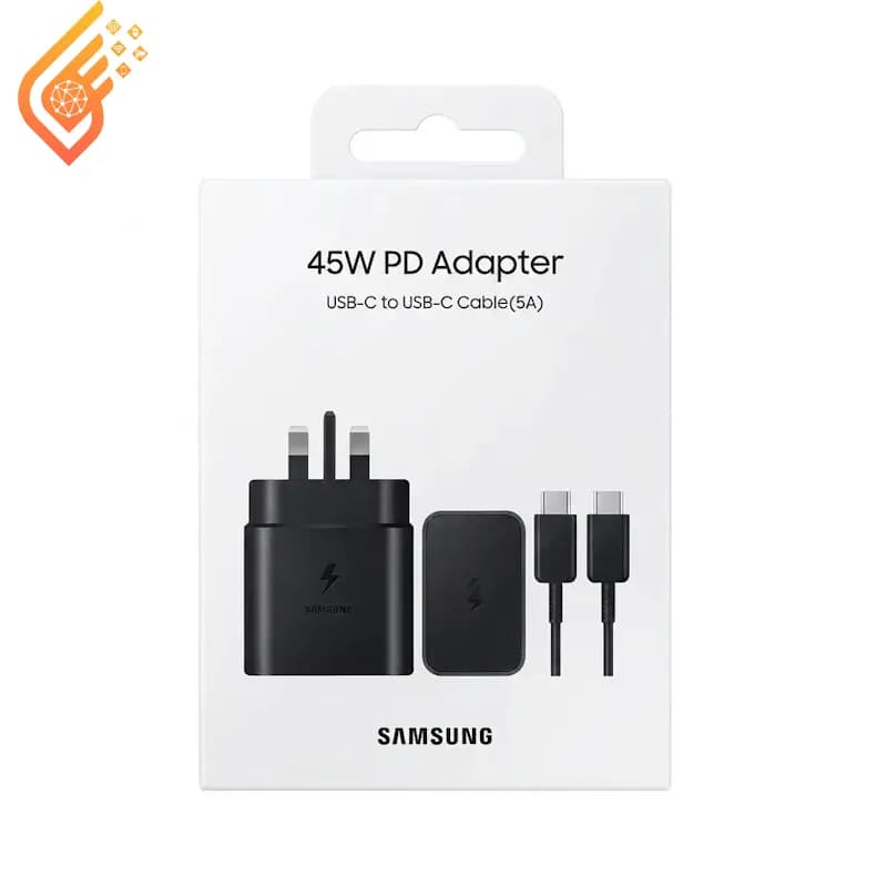 شارژر 45 وات همراه کابل سامسونگ NFC دار