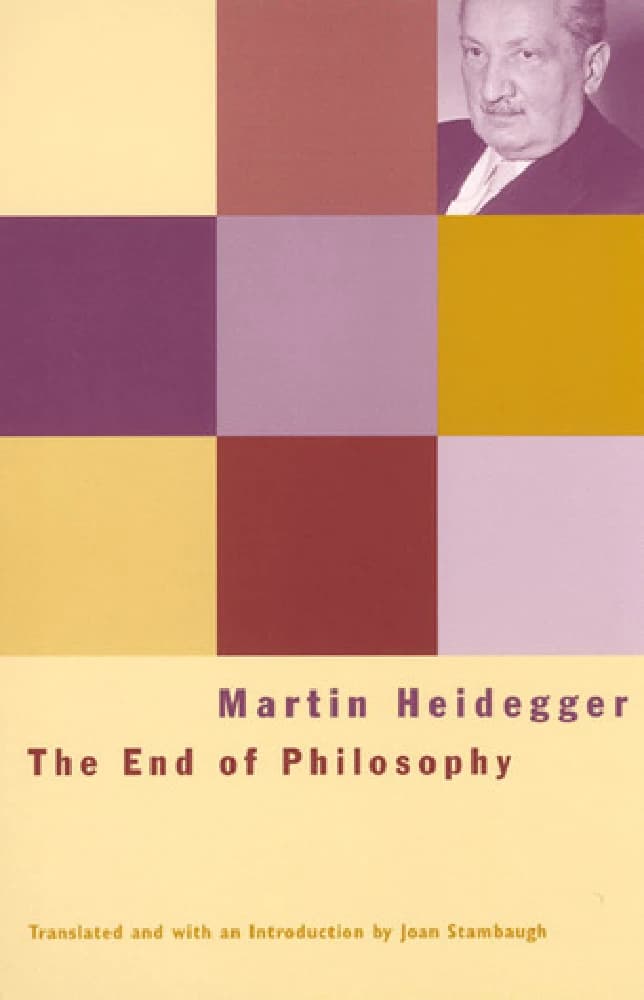 کتاب The End of Philosophy (پایان فلسفه) اثر مارتین هایدگر نسخه PDF انگلیسی