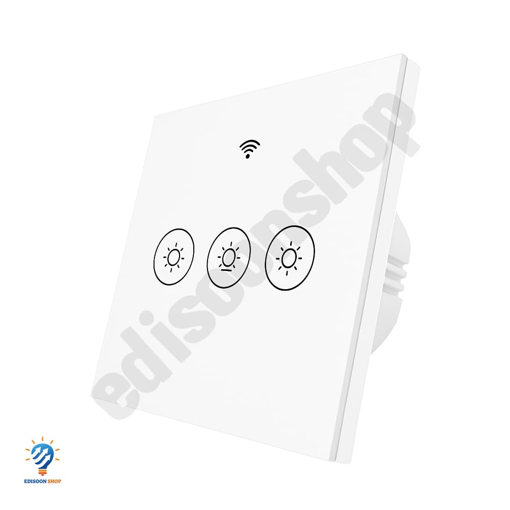 کلید دیمر لمسی هوشمند Zigbee دو پل Moes — تصویر ۲