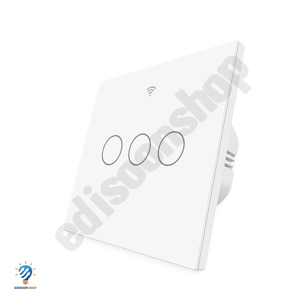 کلید لمسی هوشمند سه پل Moes با WiFi + Bluetooth + RF — تصویر ۳