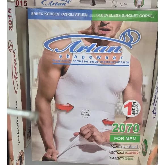 زیرپوش گنی مردانه آرتان مدل شکم و پهلو جمع کن رنگ سفید سایز S تا 3XL — تصویر ۶