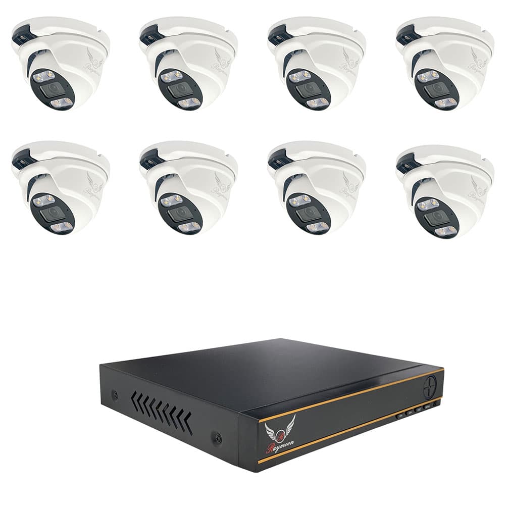پک سیستم امنیتی 5 مگاپیکسل رایمون مدل RP-5MP-HI2T8C-06