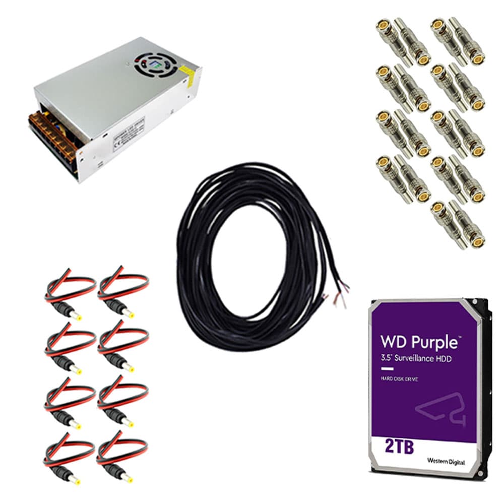 پک سیستم امنیتی 5 مگاپیکسل رایمون مدل RP-5MP-HI2T8C-03 — تصویر ۴