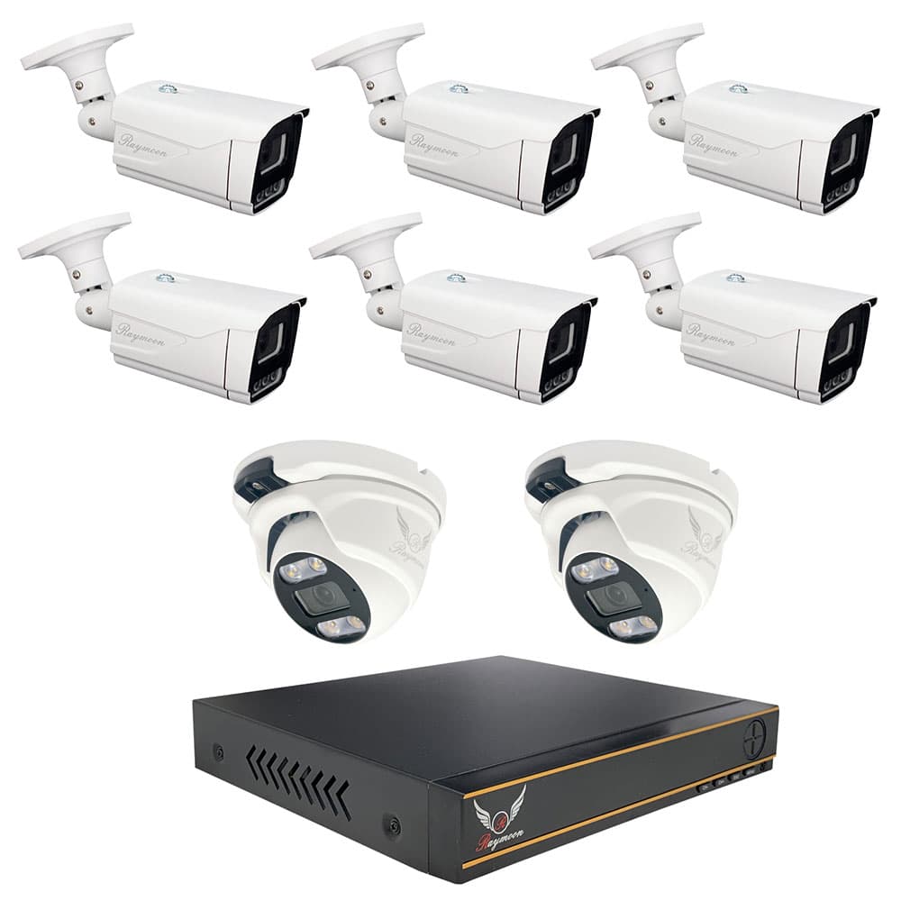 پک سیستم امنیتی 5 مگاپیکسل رایمون مدل RP-5MP-HI2T8C-03