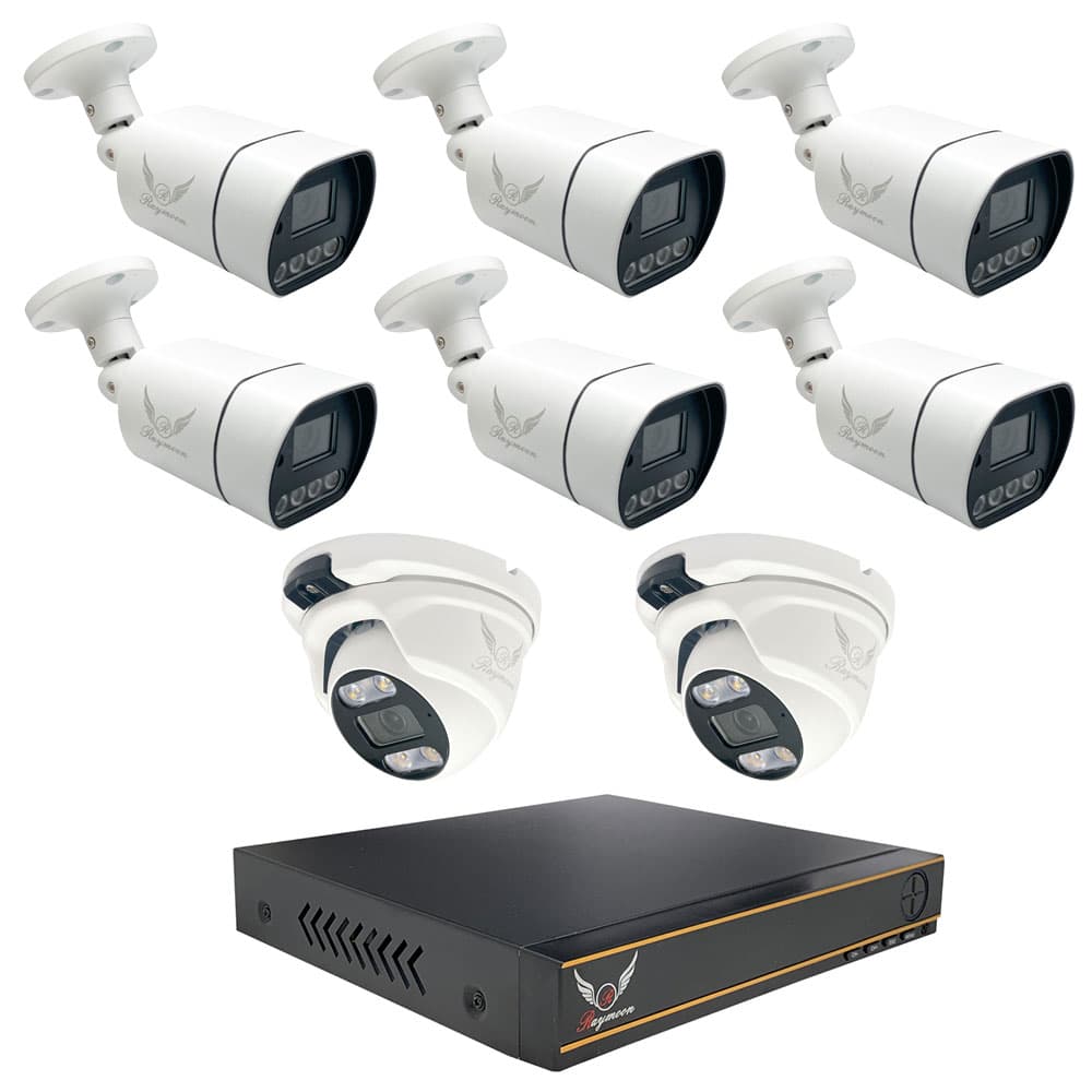 پک سیستم امنیتی 2 مگاپیکسل رایمون مدل RP-2MP-8C-05