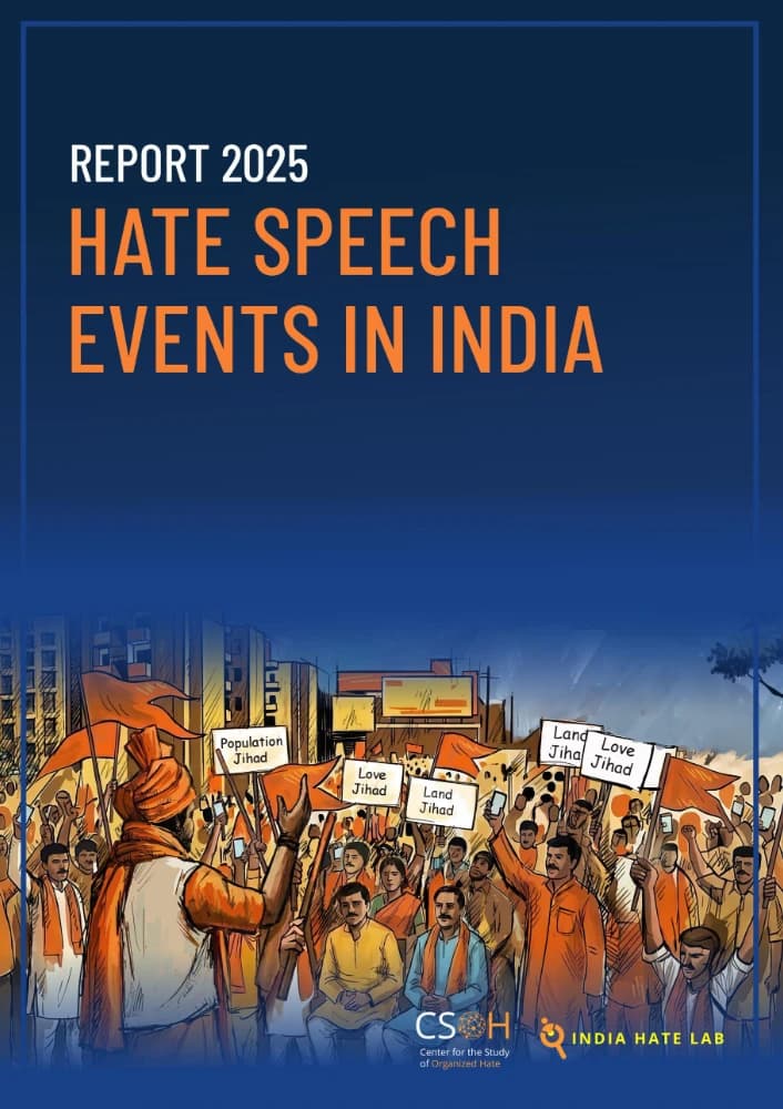 کتاب Hate Speech Events in India (رویدادهای سخنان نفرتپراکنانه در هند) نسخه PDF انگلیسی