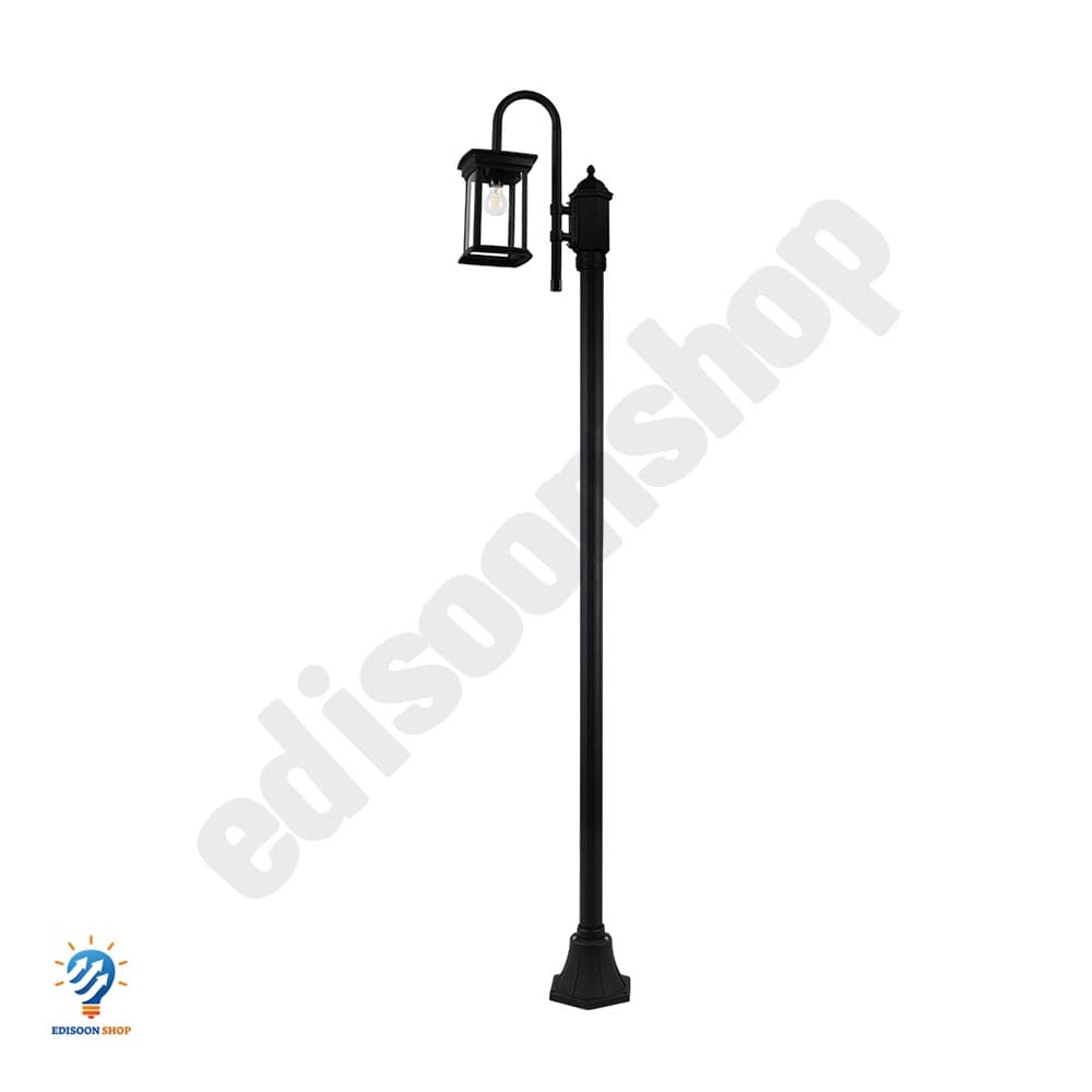 چراغ پارکی ایستاده تک‌ شعله مدل SH-1621 شعاع