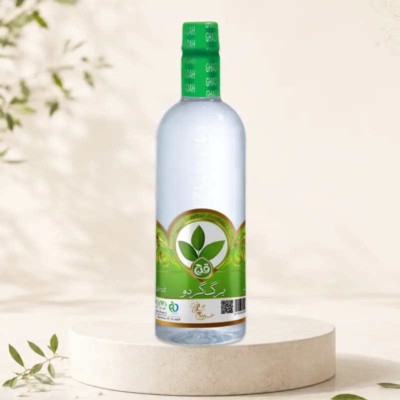 عرق برگ گردو 1 لیتری قدح