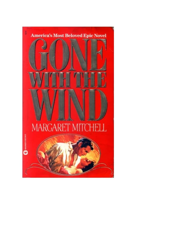 کتاب Gone with the Wind (بر باد رفته) اثر مارگارت میچل نسخه PDF انگلیسی