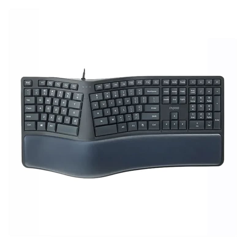 کیبورد باسیم و ارگونومیک رپو مدل NK8800