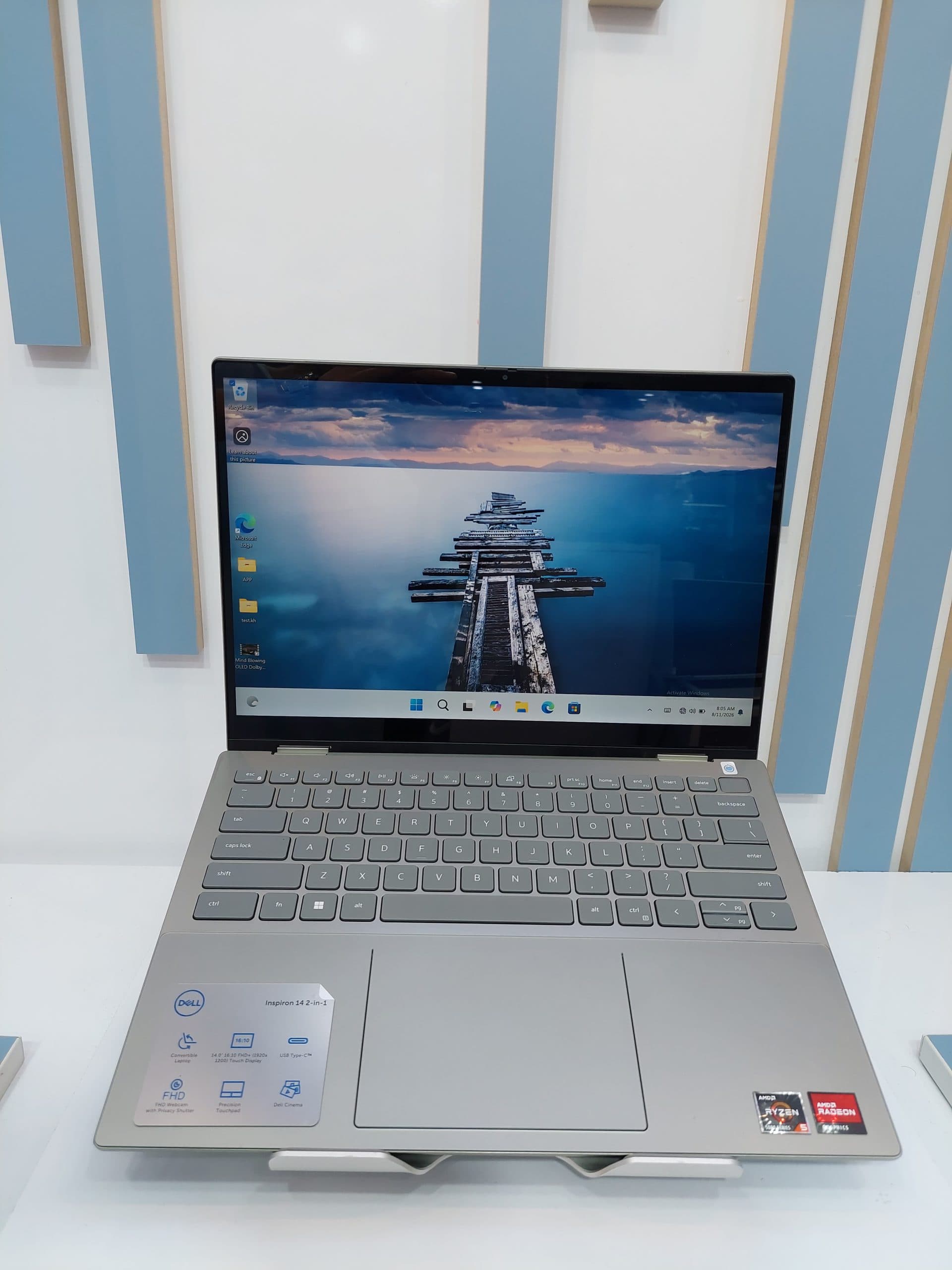 لپ تاپ Dell Inspiron 7425 2-in-1 Touch X360|RYZEN5-5625U|8 GB|256 SSD|AMD RADEON|14 inch FHD TOUCH X360