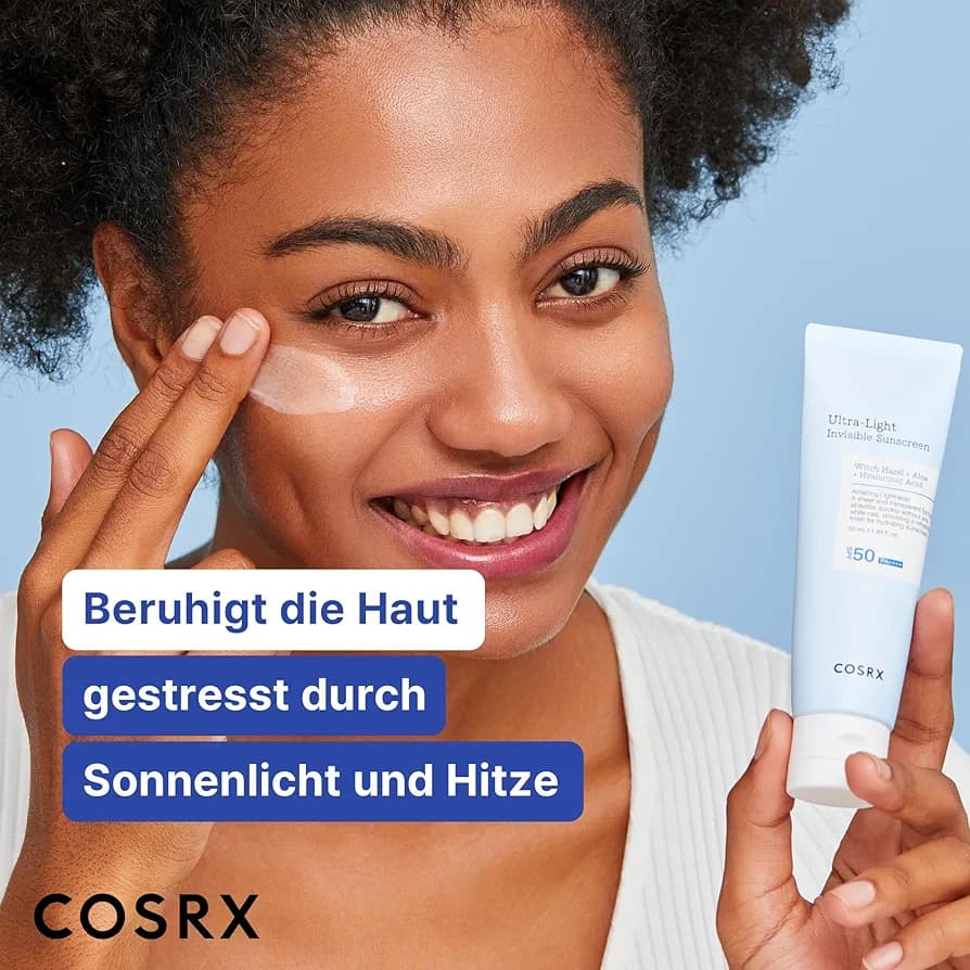 ضد آفتاب بی رنگ اولترا لایت کوزارکس Cosrx Ultra Light Spf50 — تصویر ۲