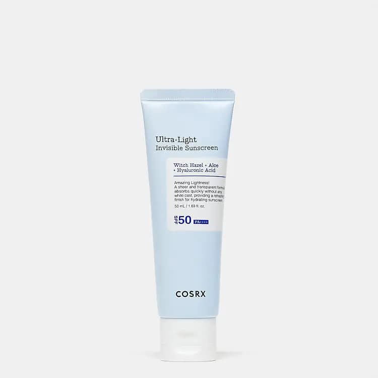 ضد آفتاب بی رنگ اولترا لایت کوزارکس Cosrx Ultra Light Spf50
